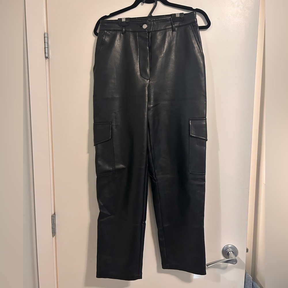 Wilfred Vegan Black Leather Pants